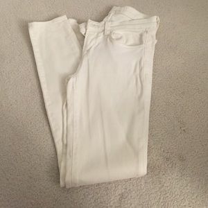 White denim J Brand jeans