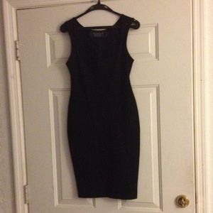 Zara collection styled black dress