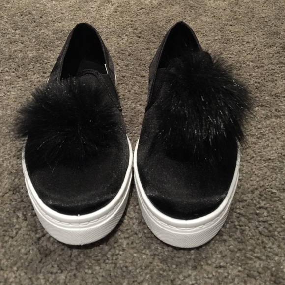 Asos Furry Slip Ons