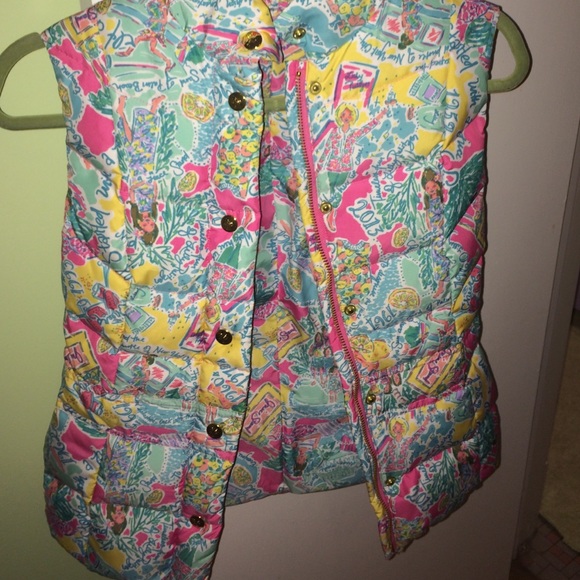 Lilly Pulitzer patterned vest