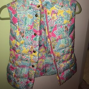 Lilly Pulitzer patterned vest