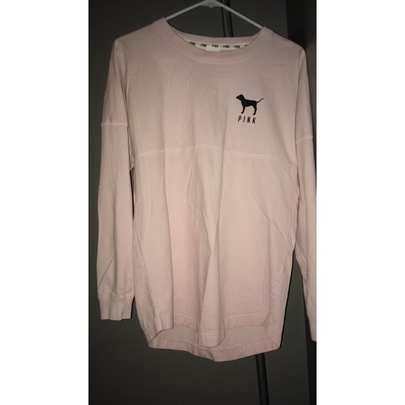 VS PINK VARSITY CREW SIZE:XS