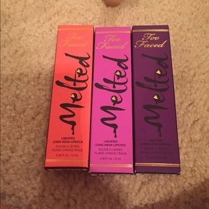 SOLD too Faced melted lip sticks