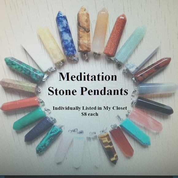 Meditation Stone Pendants