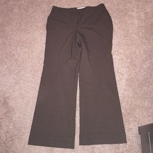 Chocolate Brown Loft Work Slacks