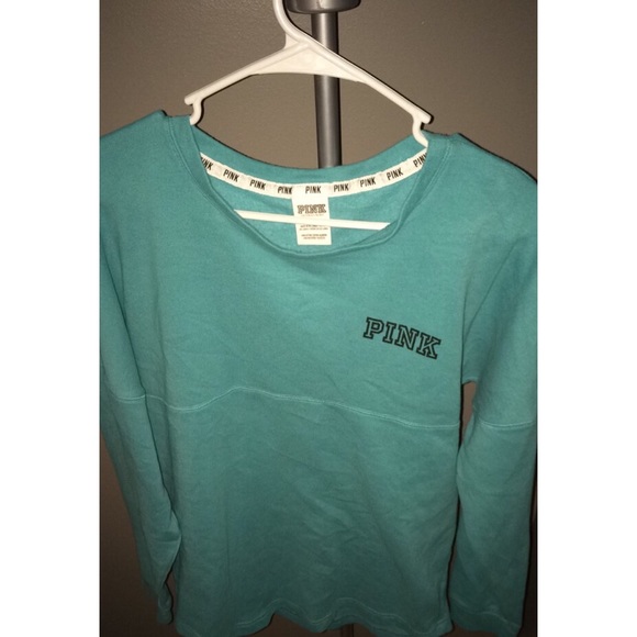 VS PINK VARSITY CREW SIZE SMALL