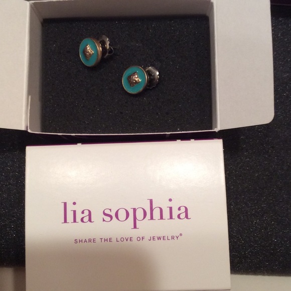 Lia Sophia earrings (brand new) - Picture 2 of 4