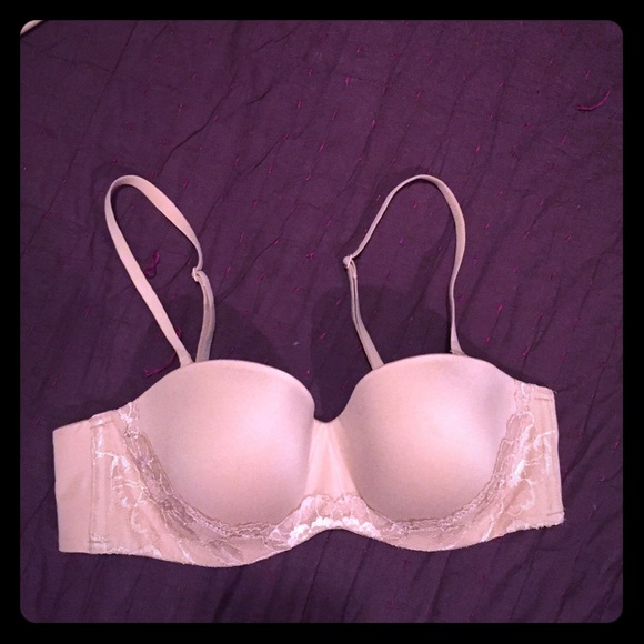 Body By Victoria Lined Strapless/Convertible Bra