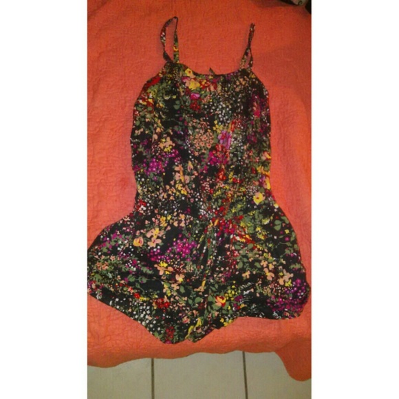 VS PINK floral romper