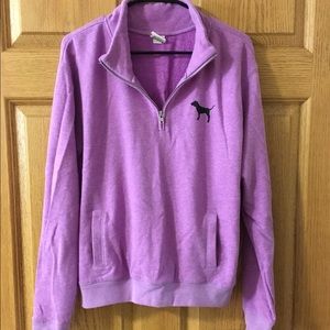SOLD VS Pink collared 1/4 zip