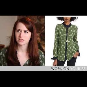 Maeve Bicycle Bagatelle Buttondown Shirt
