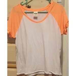 Orange and white vs shirt