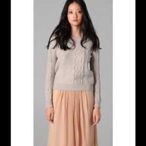 MADEWELL Cableknit Crewneck Sweater