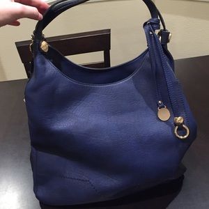Blue handbag