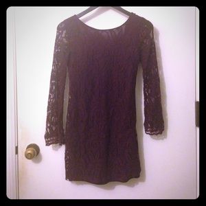 Plum Lace Dress