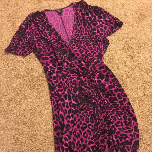 Animal print dress size M