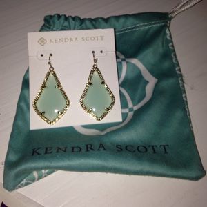 Mint Alexandra (smaller version) Earrings