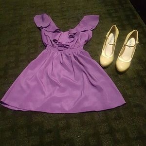 My Michelle  Purple Basic Dress