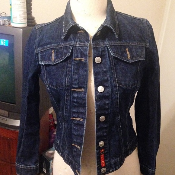 Todd Oldham Rugged Blue Jean Jacket - Picture 3 of 4