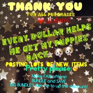 🌟THANK YOU FOR HELPING ME KEEP MY 🐶 babies ❗️