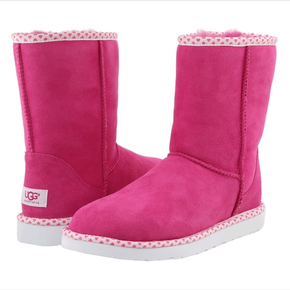 UGG Pink Heart Boots