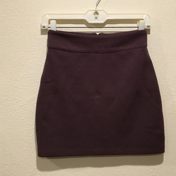 Plum Purple Mini skirt