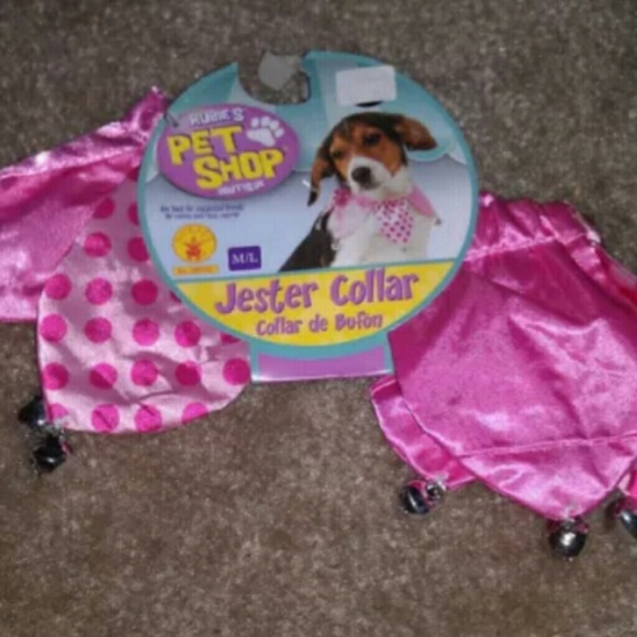 N Dog Costume Jester Halloween Pink Puppy Girl Cat