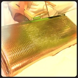 Rose Gold Clutch Purse