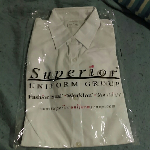White long sleeve button down.