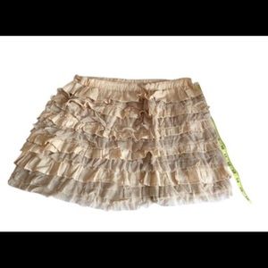 J.Crew ruffled skirt in size large