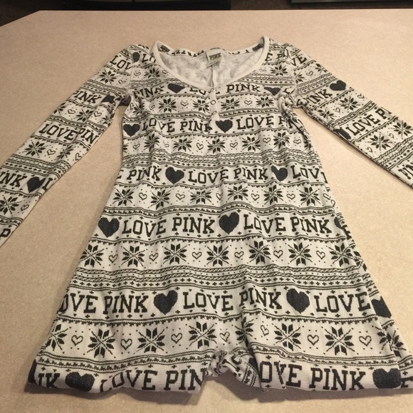 PINK black & white onesie