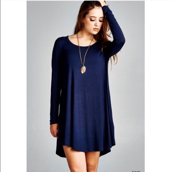 👑BEST SELLER👑 • TWO COLORS• Fall Tunic Dress❤️ - Picture 2 of 3