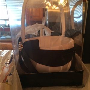 Flower girl basket x 2 plus one ring pillow