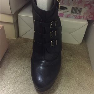 Leather BCBG Booties