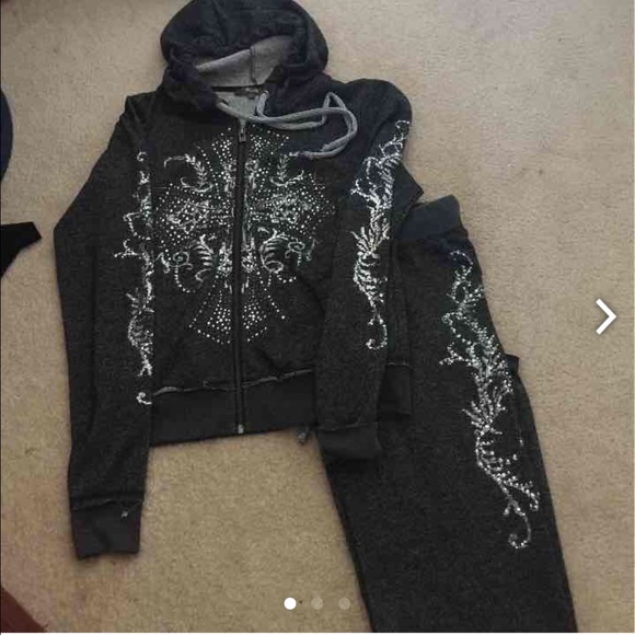 rhinestone jogging suits