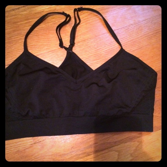 Vs Pink black bralette