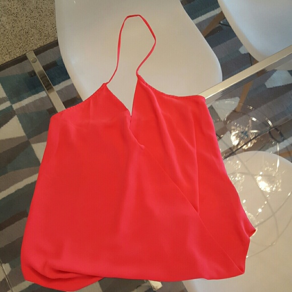 Hot pink going out top