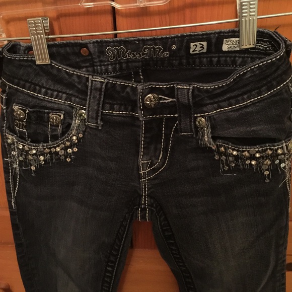 Miss Me skinny jeans sz 23