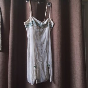 Sheer embroidered babydoll. So cute!