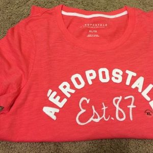 Peach Aeropostale shirt