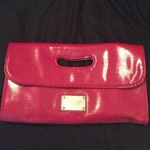 Nine West Hot Pink Clutch