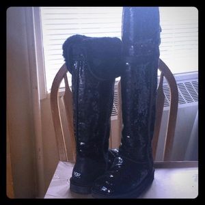 Over the knee UGG boots