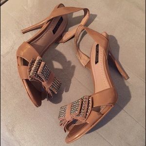 Zara Shoes - Sequin Bow Heels Zara Shoes - Sequin Bow Heels