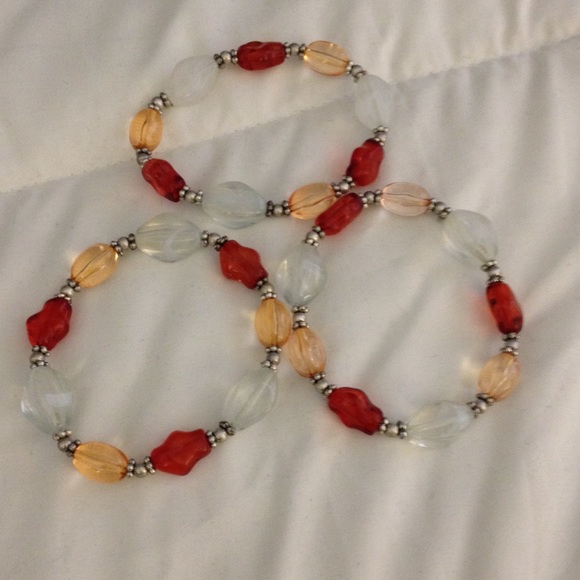 Stretch stone Bracelet 3 in set