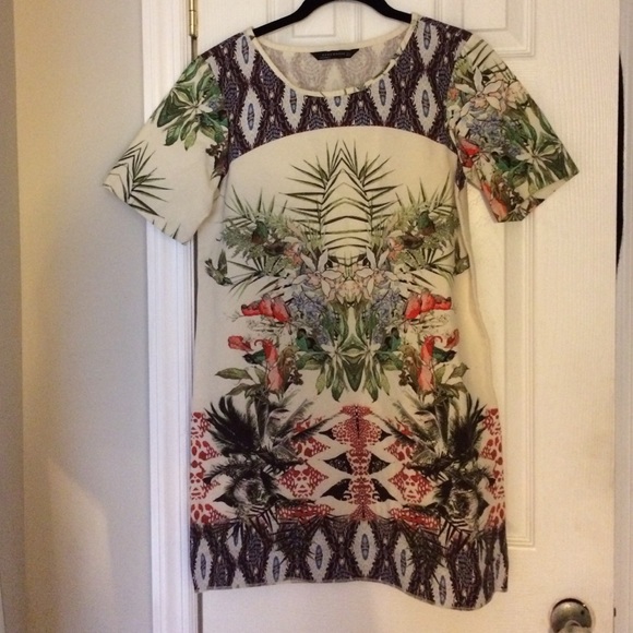 Zara floral dress.