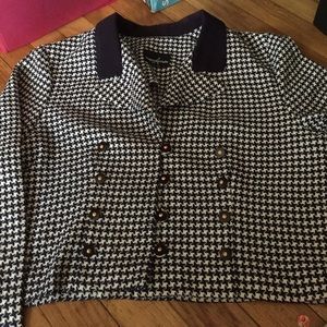 Vintage Cropped Lightweight Blazer