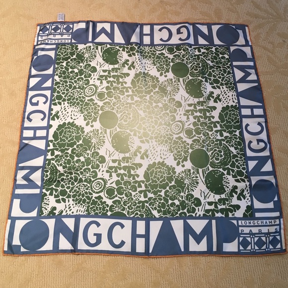 longchamp silk scarf