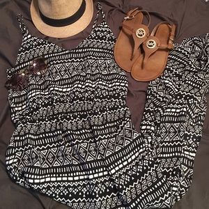 F21 Tribal Maxi Dresd