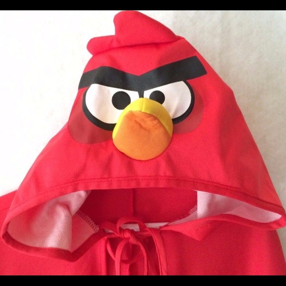Red AngryBird Cape - Picture 2 of 4