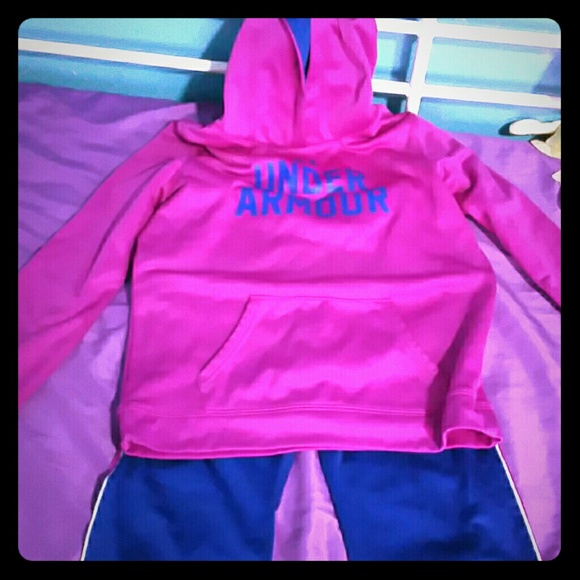 Under armour sweat suite
